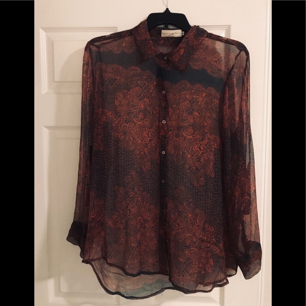 4LOVE AND LIBERTY by Johnny Was, silk blouse.